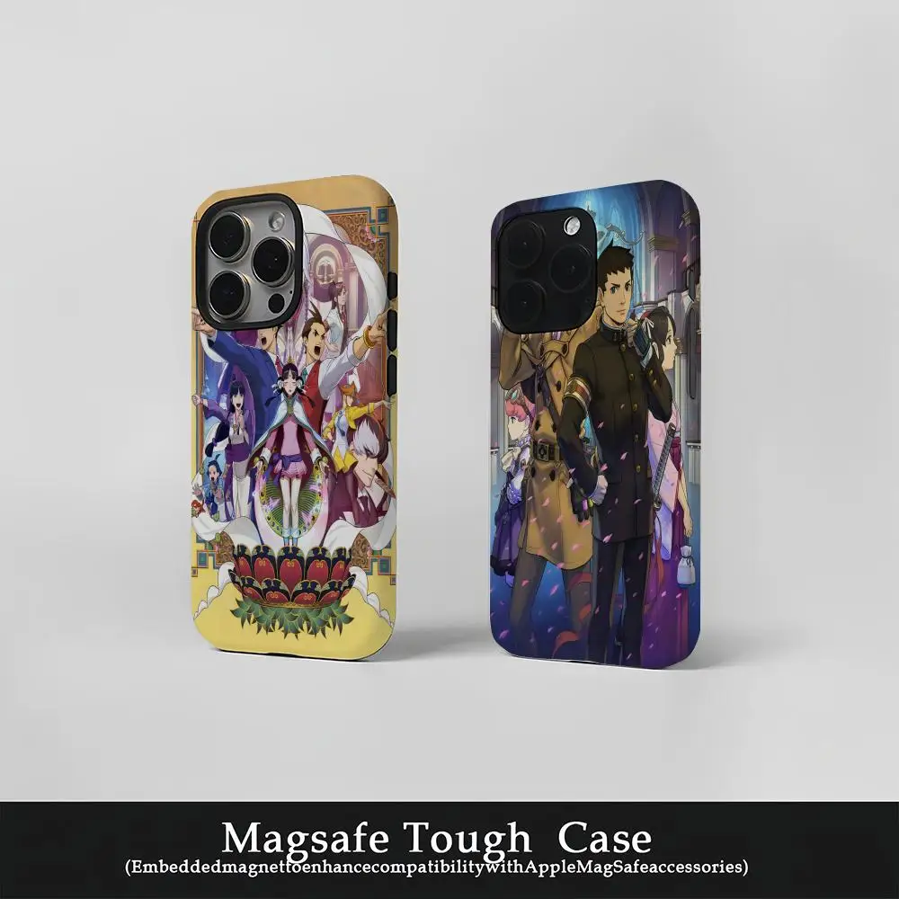 

A-Attorney Phone Case Film Korean INS for iPhone 16 15 14 13 12 11 Pro Max Plus Luxury Magnetic Double-layer Cover