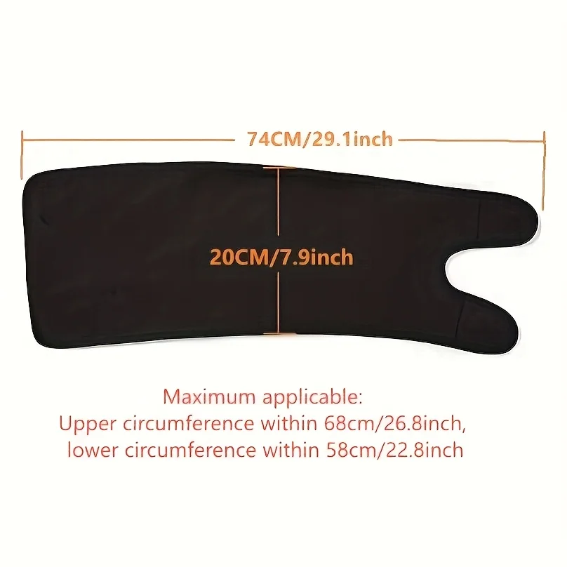 2pcs Adjustable Sports Protection Set, Hand Wash Only, Closed Design, Suitable for Daily Warmth, Especially Ideal as a Gift for Elders, Elastic Non-Slip Extended Sleeves, Suitable for Basketball, Cycling, Soccer, Running, Halloween, Christmas