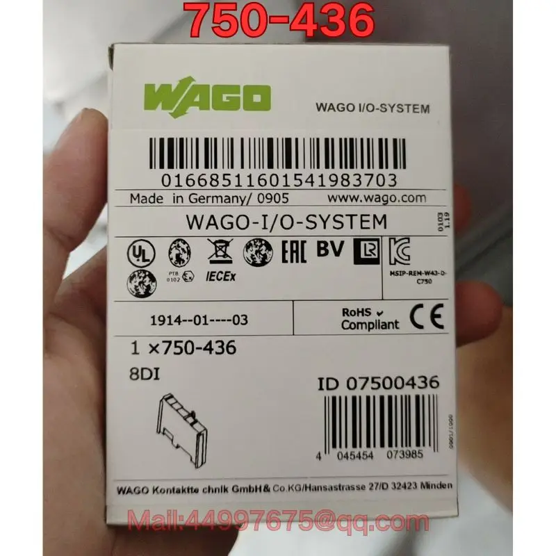 

Совершенно новый модуль ПЛК 750-436