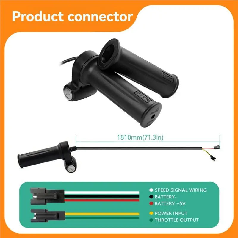 A89E-SW900 Instrument Panel+ Locking Throttle& 45A Tri-Mode Controller 36V/48V/52V For 2000W Lithium Battery Retrofit Kits