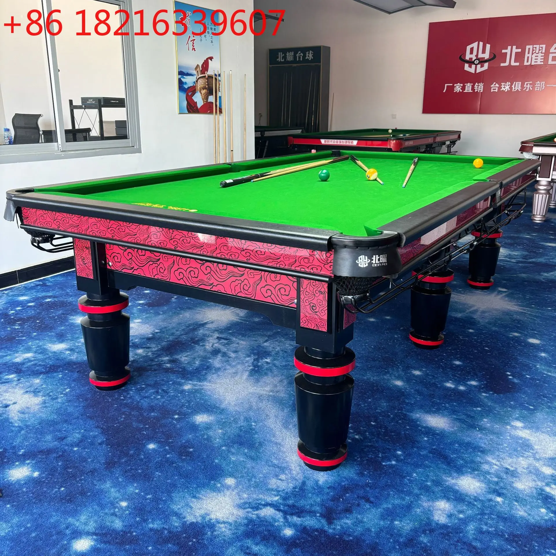 

Billiard table steel warehouse commercial adult Chinese billiard flame series professional standard type