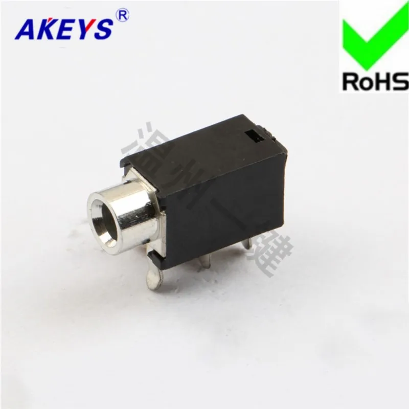 10  PCS PJ-316 Power Socket 3.5 Headphone Socket 3 foot pin no fixed foot 3.5MM socket master
