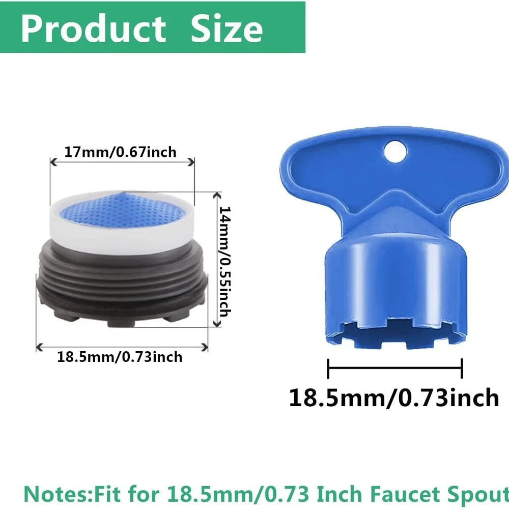1 Set Faucet Aerator Repair Replacement Tool Spanner Aerator Wrench Sanitary Ware Faucet Inflator Filter Tool （Three Models）