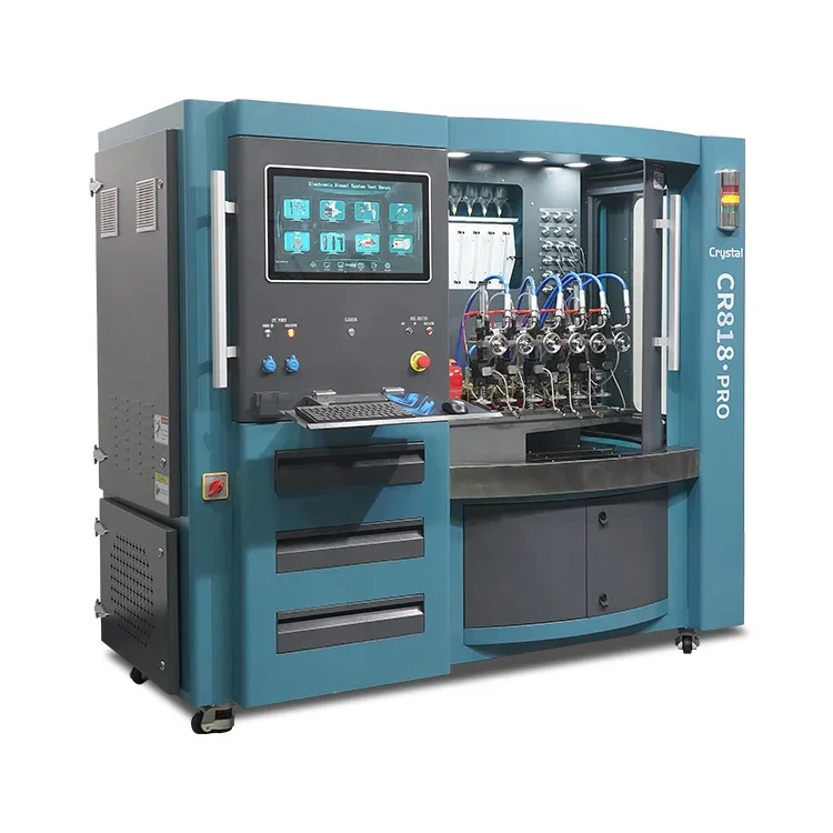 Il banco prova common rail è dotato di un dispositivo universale adatto per il bloccaggio di vari tipi di iniettori CR818-PRO