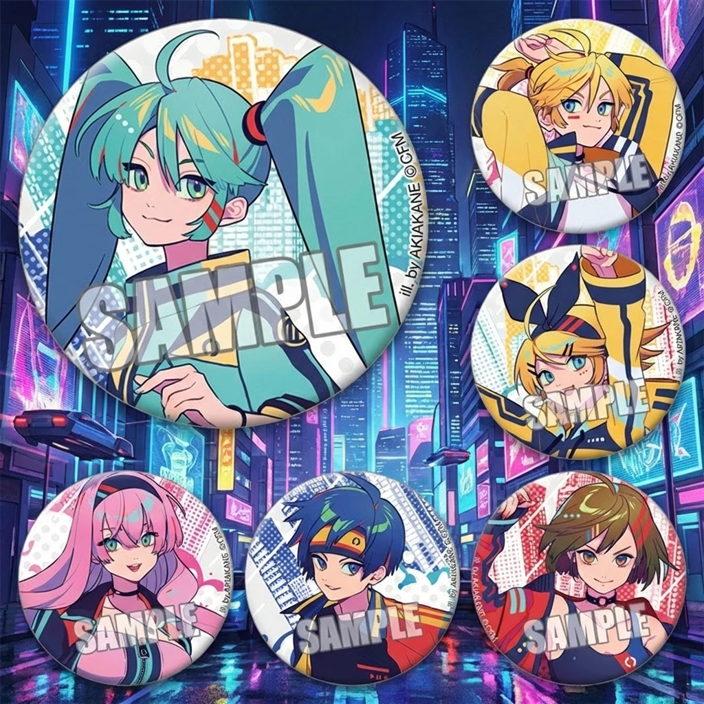

Значок-брошь Miku Anime с изображением Хатсуне Мику, Кагамине Рин и Лен, Лука, Кайто, Мейко — аниме-атрибутика, брелок, аксессуары для фанатов
