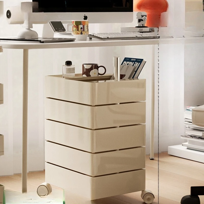 

Under the table storage cabinet removable rotating bedside table cart side few storage side drawer snack