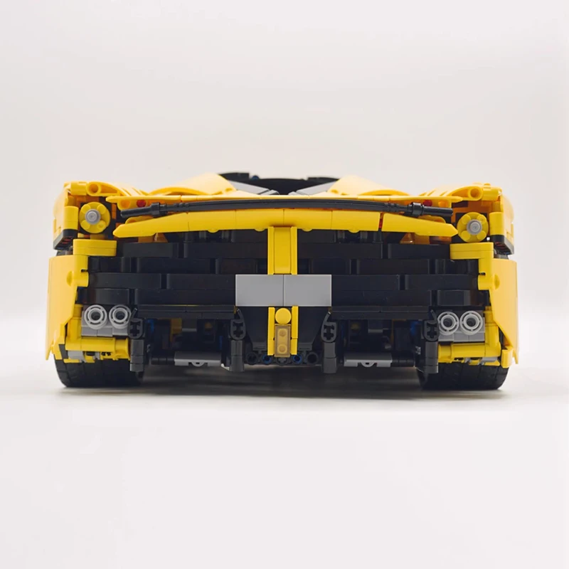DIY Toys Assembly MOC-194680 yellow Technical Super Sprots Car Model Building Blocks Brick Birthday Christmas Gifts For Kids
