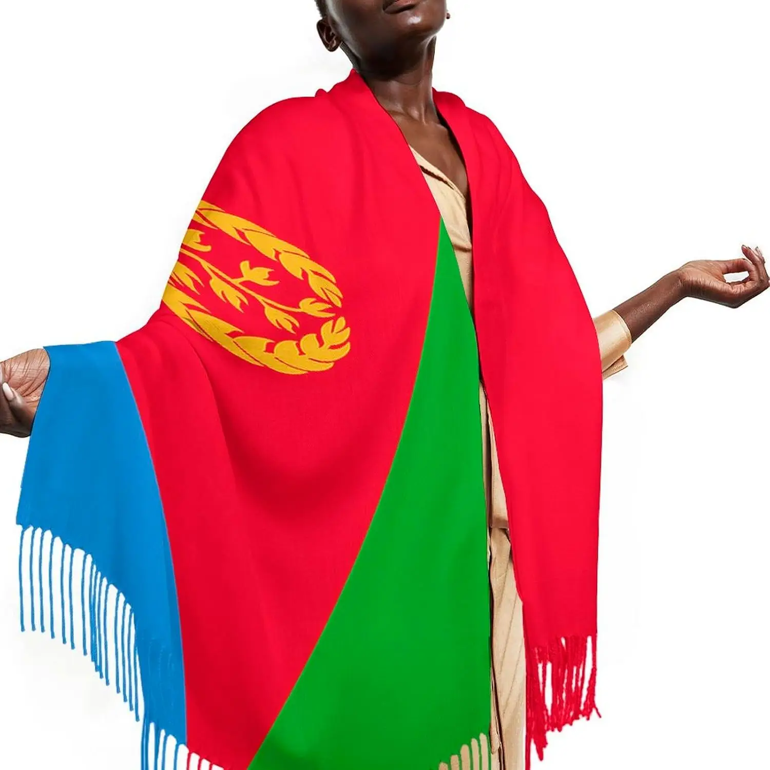 

Шарфы с кисточками для женщин, патриотическая тема с флагом, длинная шаль, шарф, теплые шарфы с принтом на зиму и осень