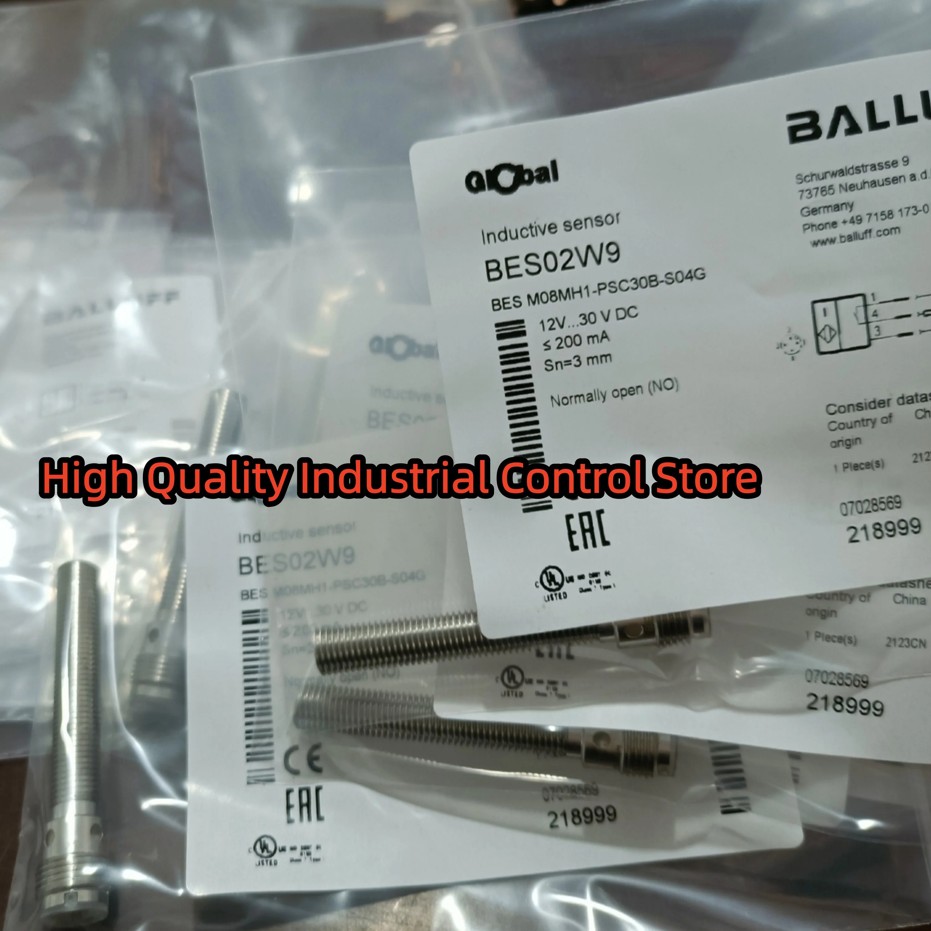 BES02W9 BES M08MH1-PSC30B-S04G  100%NEW BGL0019 BGL 30A-003-S49  Sensor