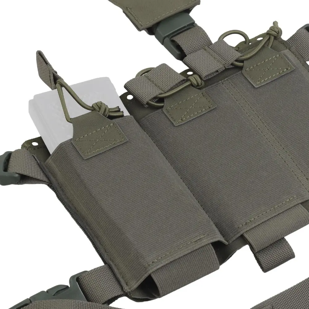 Imagem -05 - Molle Tactical Hunting Peito Rig Corte a Laser Placa Transportadora Airsoft Equipamento Wargame