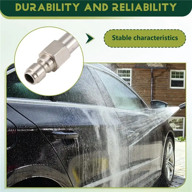 

ABRE-Pressure Washer Extension Rod 15.75-Inch Stainless Steel 1/4 Inch Quick-Connect Electric Washer Nozzle