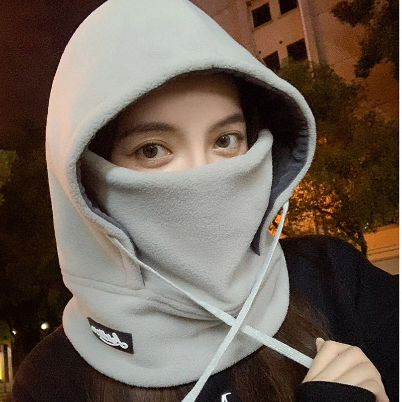 新しい冬のフルフェイスマスクフリーススキーバラクラバネックウォーマーフード男性女性スポーツ登山サイクリングキャップ防風帽子