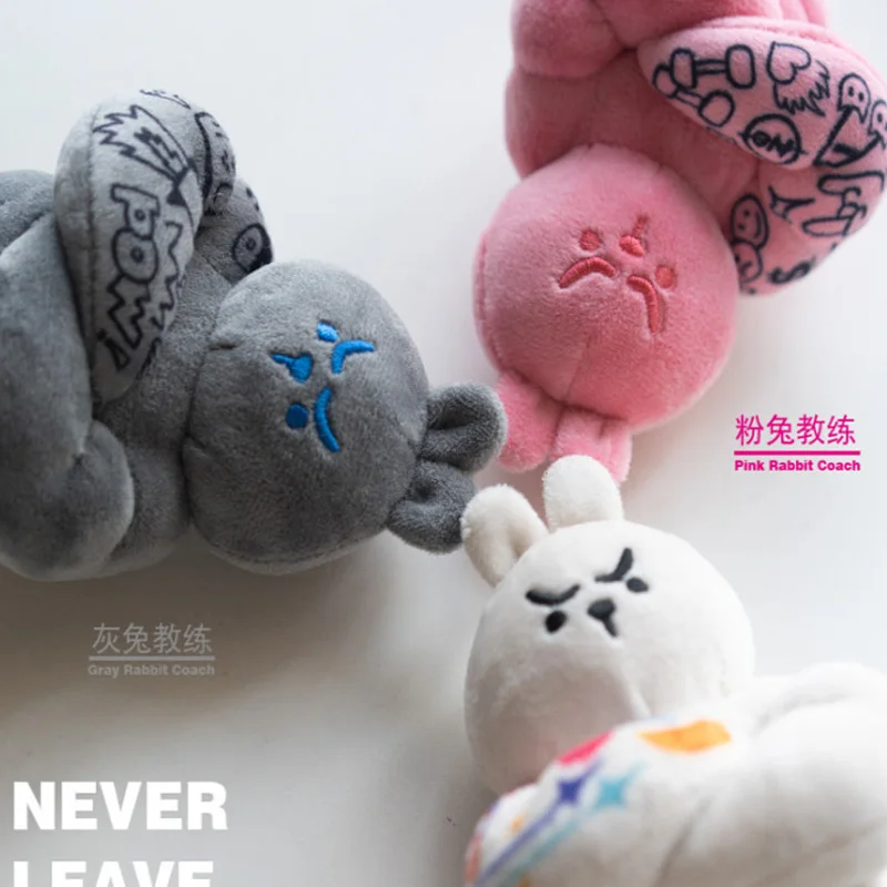 

Original Muscle Rabbit Plush Keychain Never Off Duty Gym Series Tattooed Arm Trendy Bag Pendant Surprise Holiday Birthday Gift