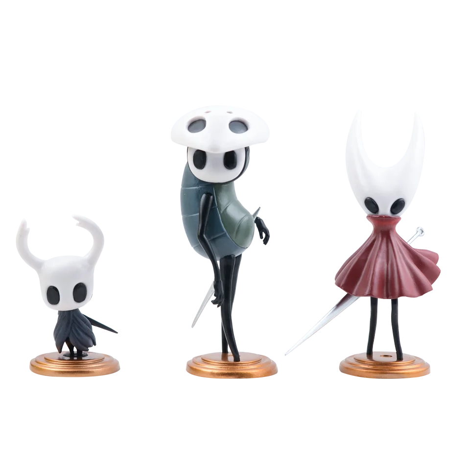 3 pçs/set cavaleiro oco anime figura gk jogo anime estatueta figura de ação modelo pvc decoração ornamento brinquedos colecionáveis