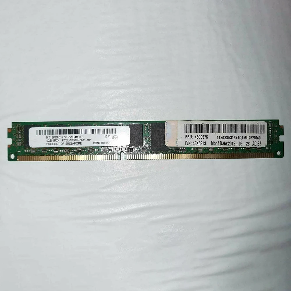 Server Memory 46C0575 49Y1440 43X5313 HS22 HS22V HX5 HS23 LVP 4GB DDR3 1333 REG RAM Works Perfectly Fast Ship High Quality