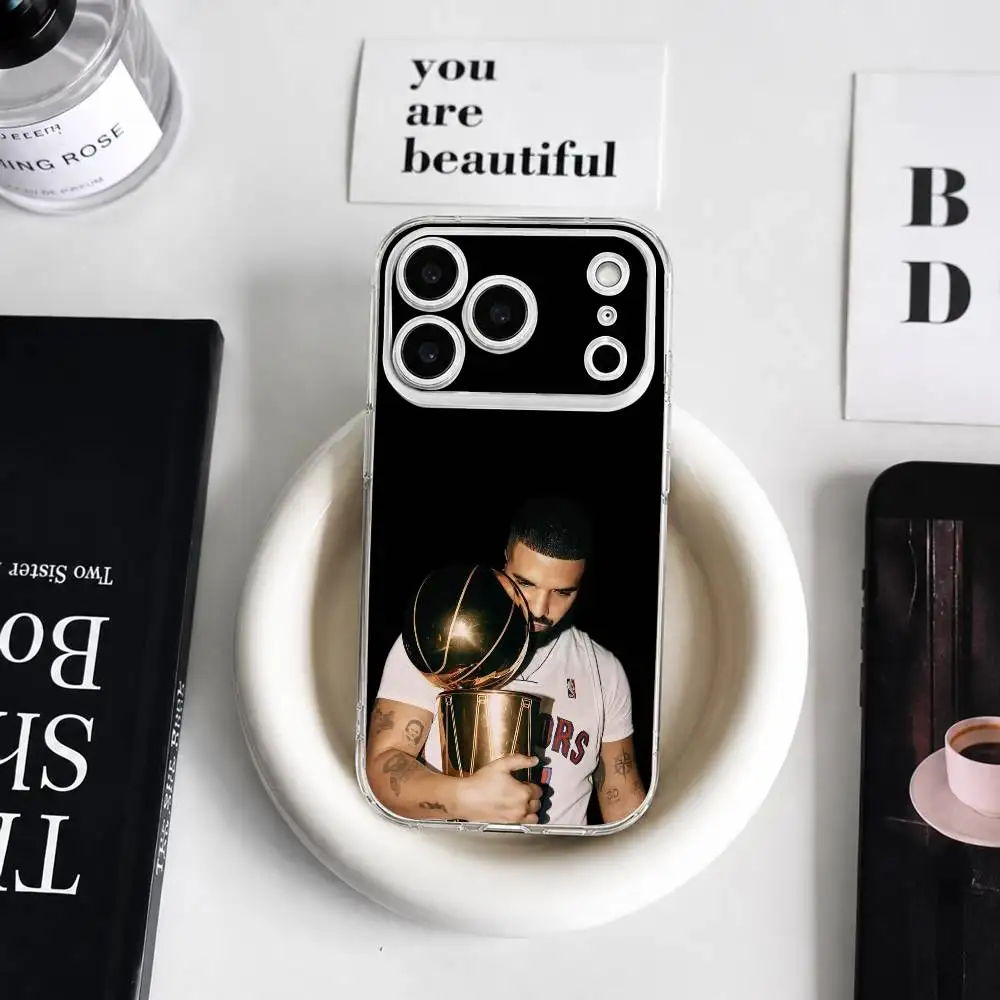 D-DRAKE Phone Case for iPhone 17 16 15 11 12 13 14 Plus 15 ProMax  Pro 16e Ultra Thin Clear TPU Cover Bag