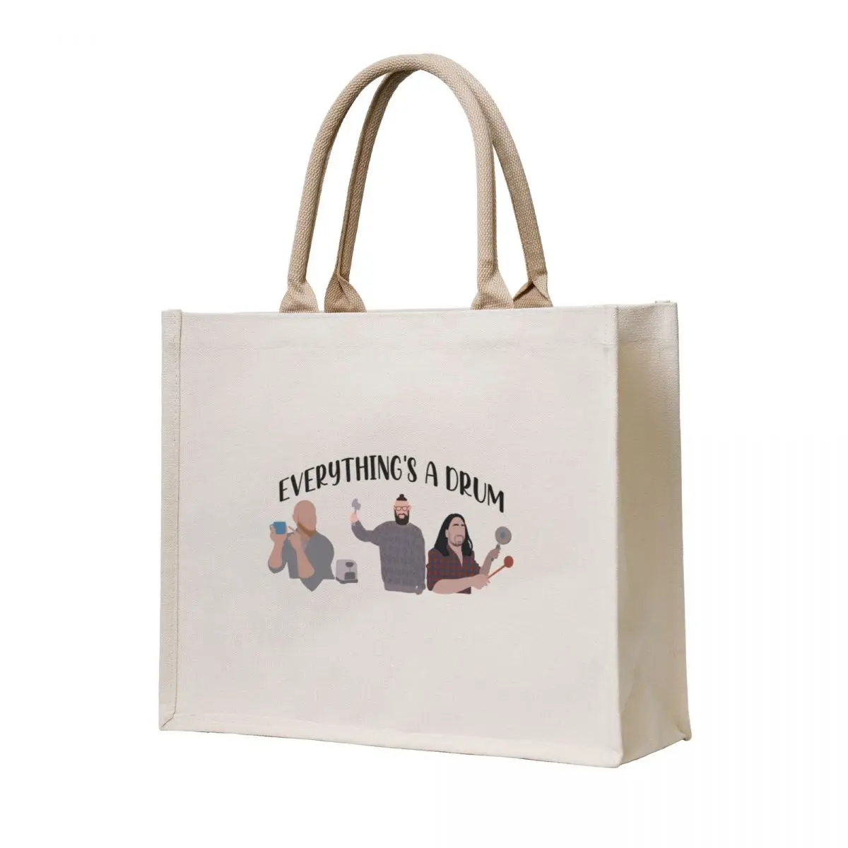 Everything's a drum Tote Bag tote bag custom eco bag folding Canvas for women
