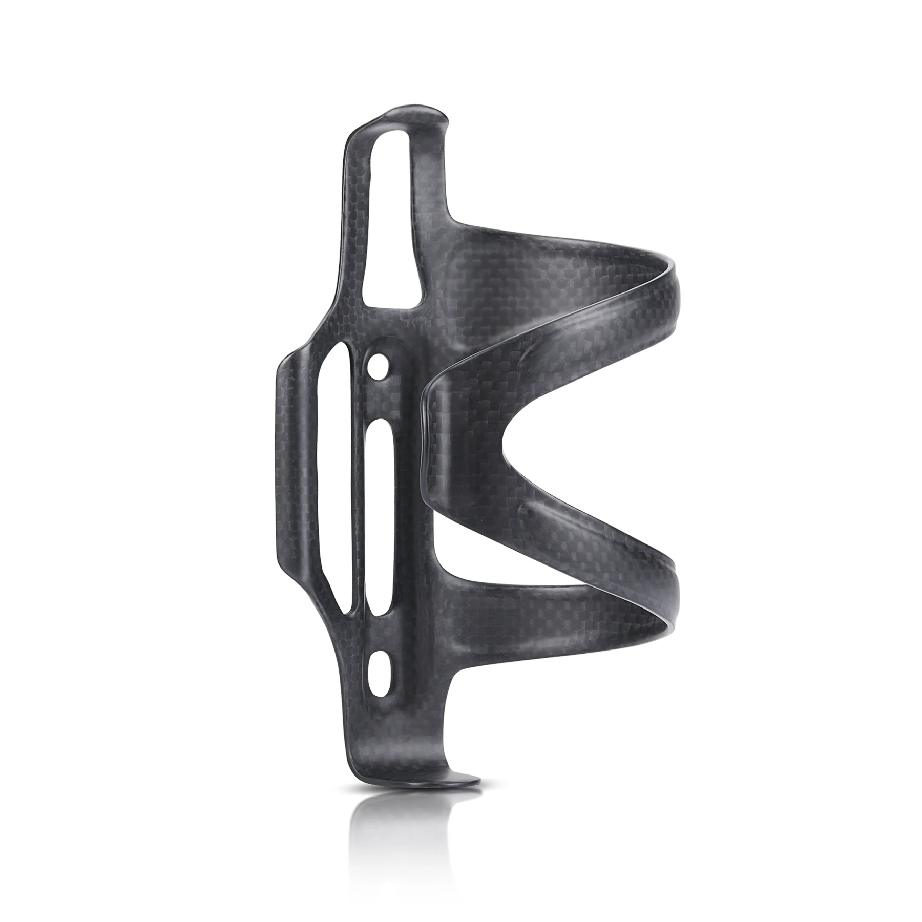 HUALONG Carbon zijbelasting fiets bidonhouder mountainbike bidonhouder, matzwart, gewicht (22 ± 2 g)