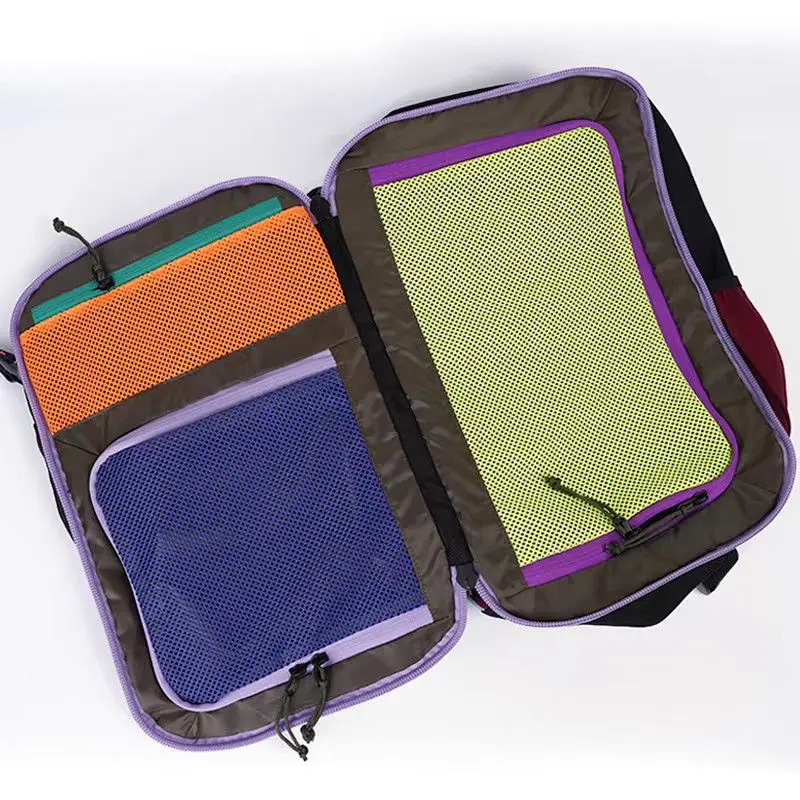 대용량 배낭 야외 경량 패치워크 패션 빈티지 배낭 남여 올 매치