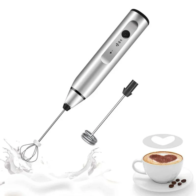 

Milk Frothers Handheld Wireless Blender USB Mini Coffee Maker Whisk Mixer Cappuccino Cream Egg Beater Food Blender
