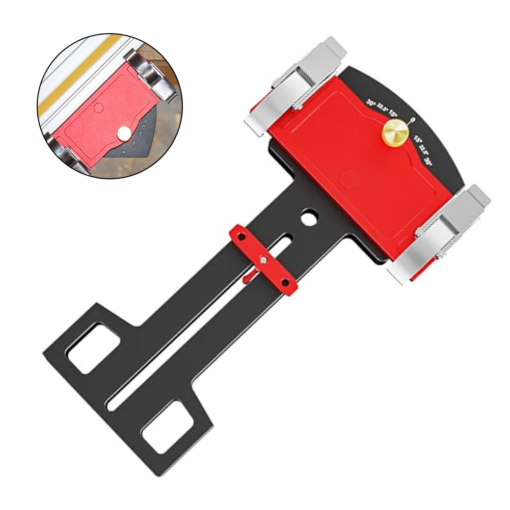 1pc Backrest Limiter Precision Multi-Angle Track Saw Square 11 Settings For Accurate Cuts Workshop Equipment Hand Tools