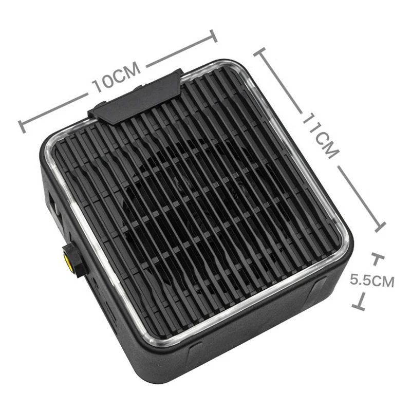 Mini Guitar Amplifier Black Guitar Amplifier With 3.5Mm & 6.35Mm Inputs 6.35Mm Output Supports Volume Tone Adjustment image 6