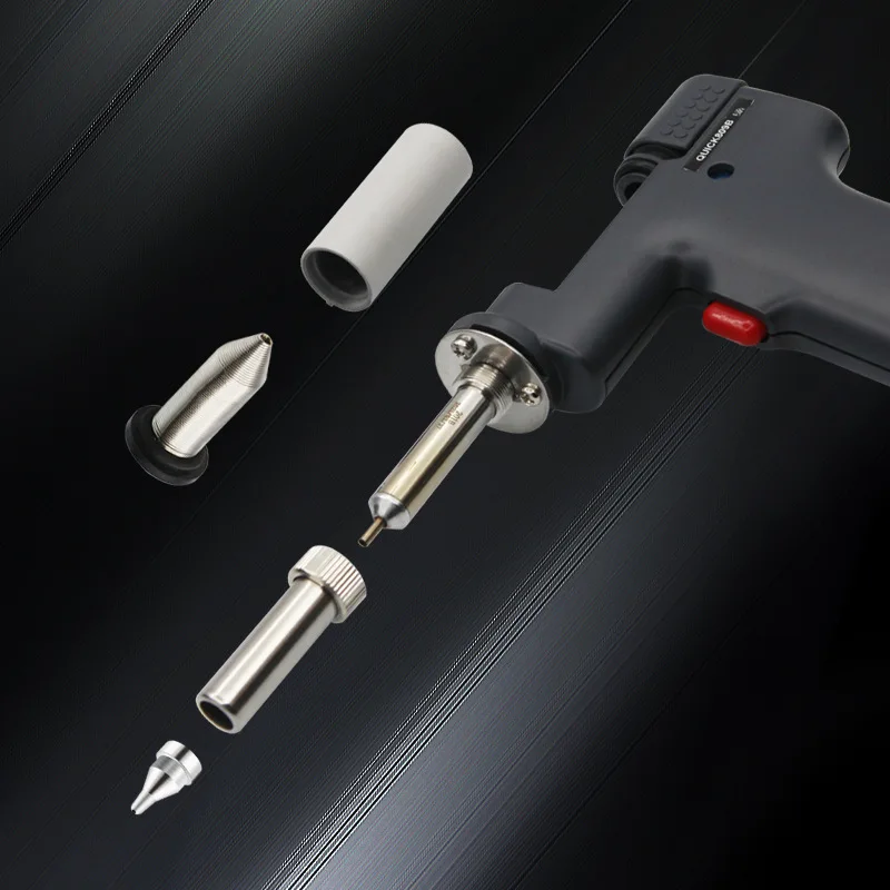 220V Original QUICK 201B ESD Electric Suction Tin Gun QUICK201B Dismantling Static Electric Suction Tin Pump 90W