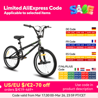 Hiland 20 inch Freestyle Kids BMX Bike,Beginner-Level to Advanced Riders with 360 Degree Gyro & 4 Pegs, Kids' Bicycles
