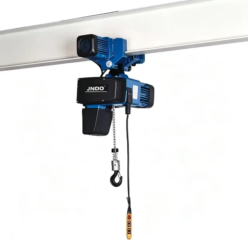 Aluminum Alloy 250kg Electric Chain Hoist 110V 3kW High Power Fast 6m/min Speed Industrial Crane Hoist for Material Lifting