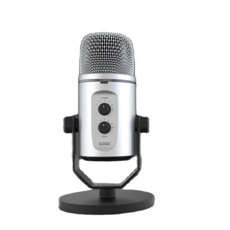 

AUCR01 High-End USB Wired Condenser Studio Microphone For Karaoke Podcast Recording On Computer Light-Weight