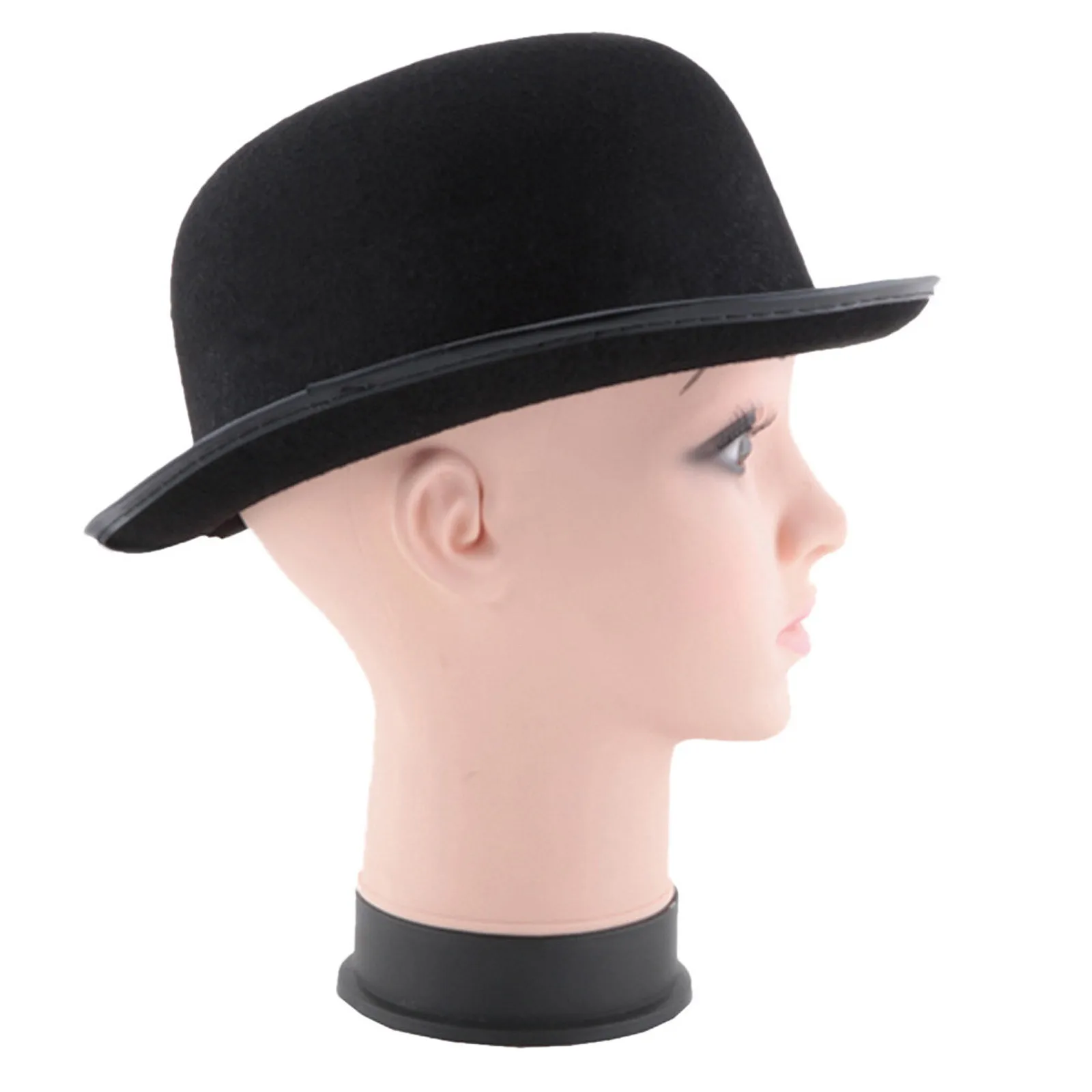Sombrero de bombín de Halloween, sombrero de caballero, sombreros Retro para hombre, sombreros de fieltro, sombrero a cuadros de Jazz, sombreros de bombín para adultos, versión clásica, sombreros Chapeau