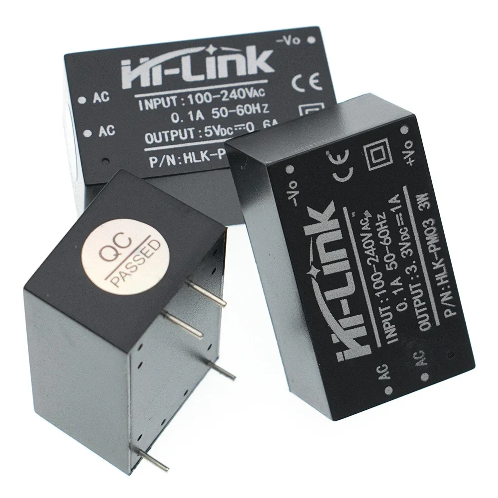 HLK-PM01 HLK-PM03 HLK-PM12 AC-DC 220V to 5V/3.3V/12V Mini Power Supply Module Intelligent Household Switch HLK-5M05 5M03 5M12