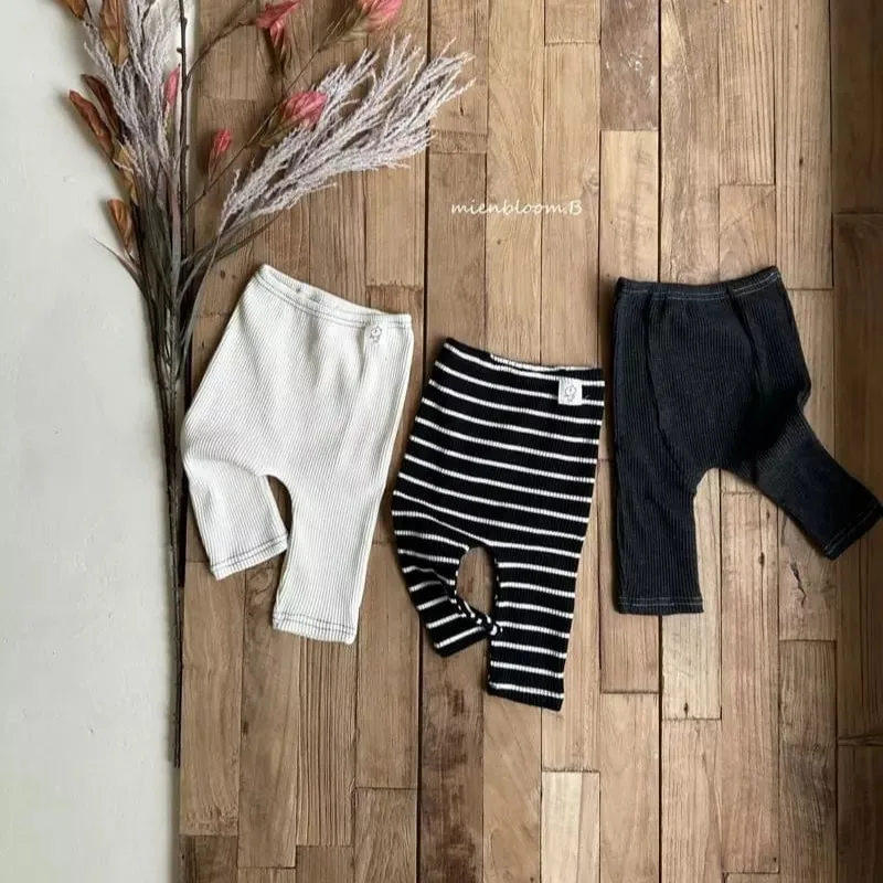 Baby Clothes Fashion Casual Soft and Comfortable Pants 2024 Spring and Autumn Korean Style Elastic Baby Boys and Girls Pants