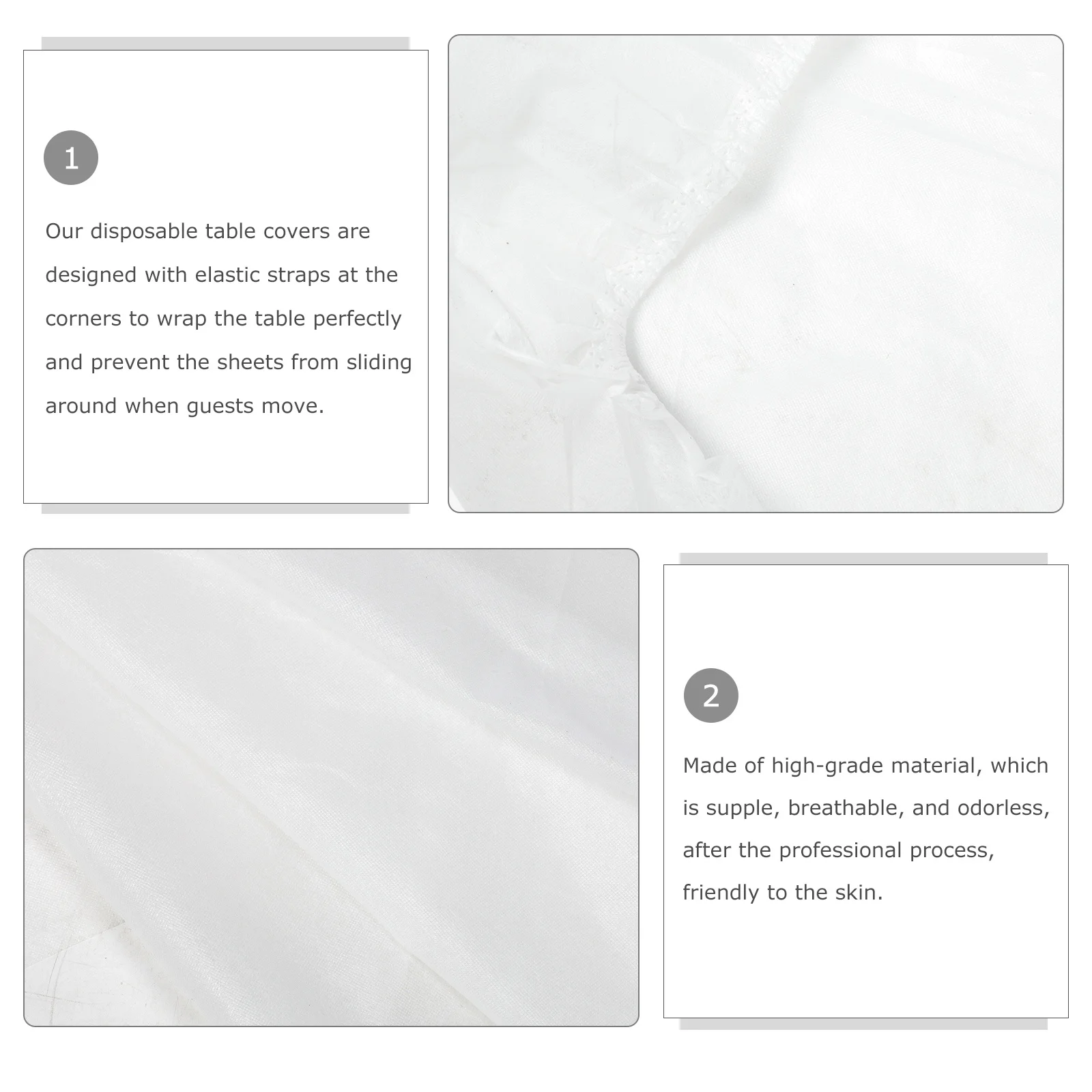 

10Pcs Disposable Waterproof Bedsheet Sweat-Absorbing Non-Balling Portable for Beauty Salon Hotel Massage Spa Bed Sheet