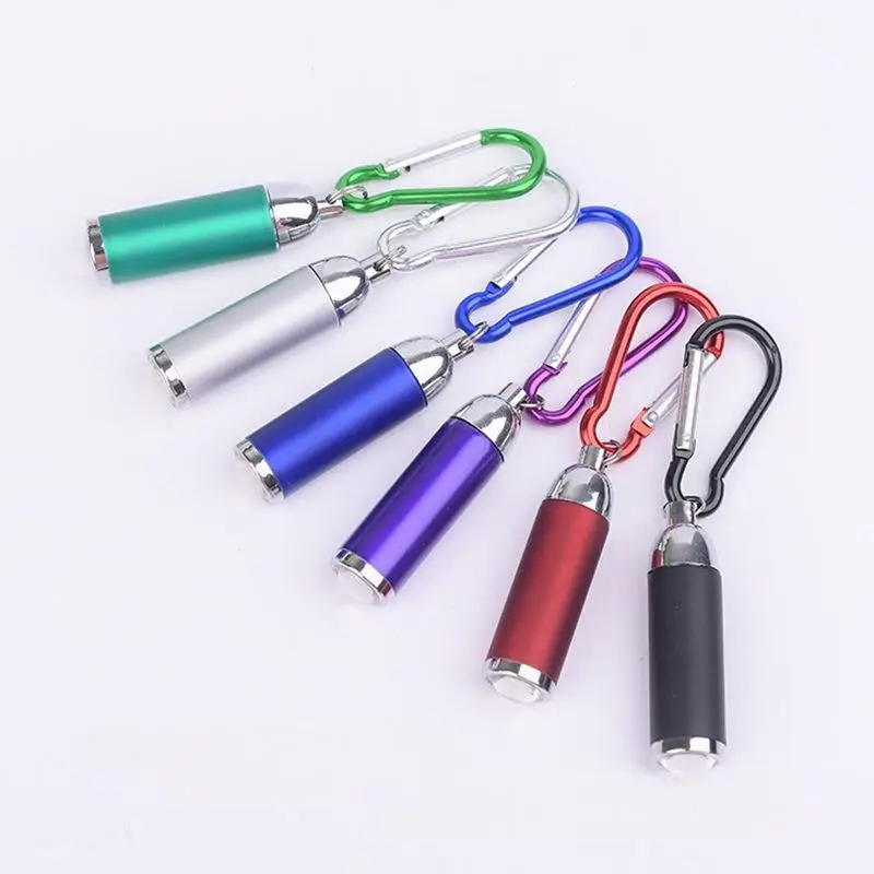 1Pcs Mini Telescopic LED Flashlight Keychain Light Multipurpose Strong Light for Reading Walking Night Travel Camping