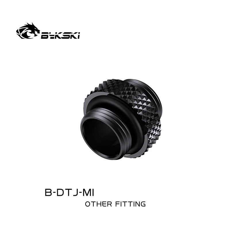 Bykski B-DTJ-MI,G1/4 Dual External Thread Mini Male To Male Fittings,PC Water Cooling Connector