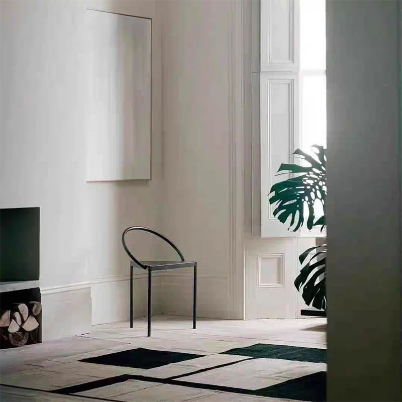 كراسي غرفة المعيشة الاسكندنافية مصمم المطبخ مثلث الطعام كرسي الإيطالي Sedia Velluto E Oro غرفة الطعام صالة كرسي