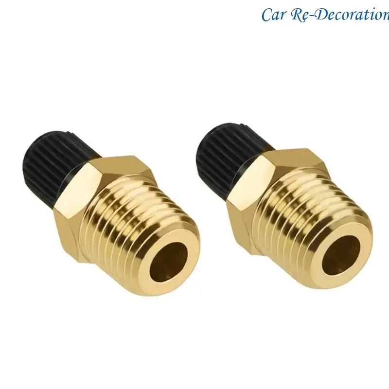 

R58D упаковка из 2 латунных адаптеров адаптеров 1/4 дюйма NPT для использования автоматических воздушных насосов