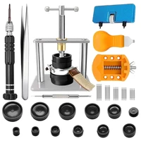 44 piezas de Kit de reparación de relojes, reemplazo de pilas de reloj, herramienta de reemplazo de correa, destornillador de reparación de relojes, reloj profesional Re