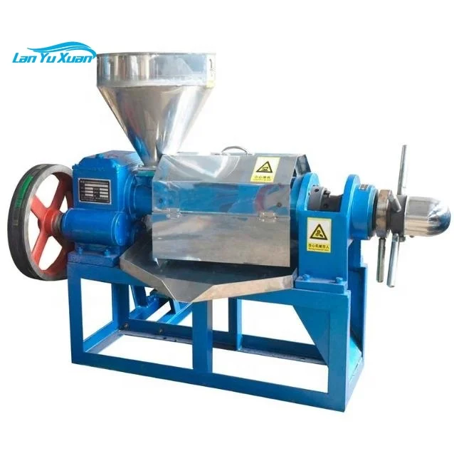 60-80kg/hour stainless steel oil extraction machine oil pressers cold and hot double pressing spiral oil press