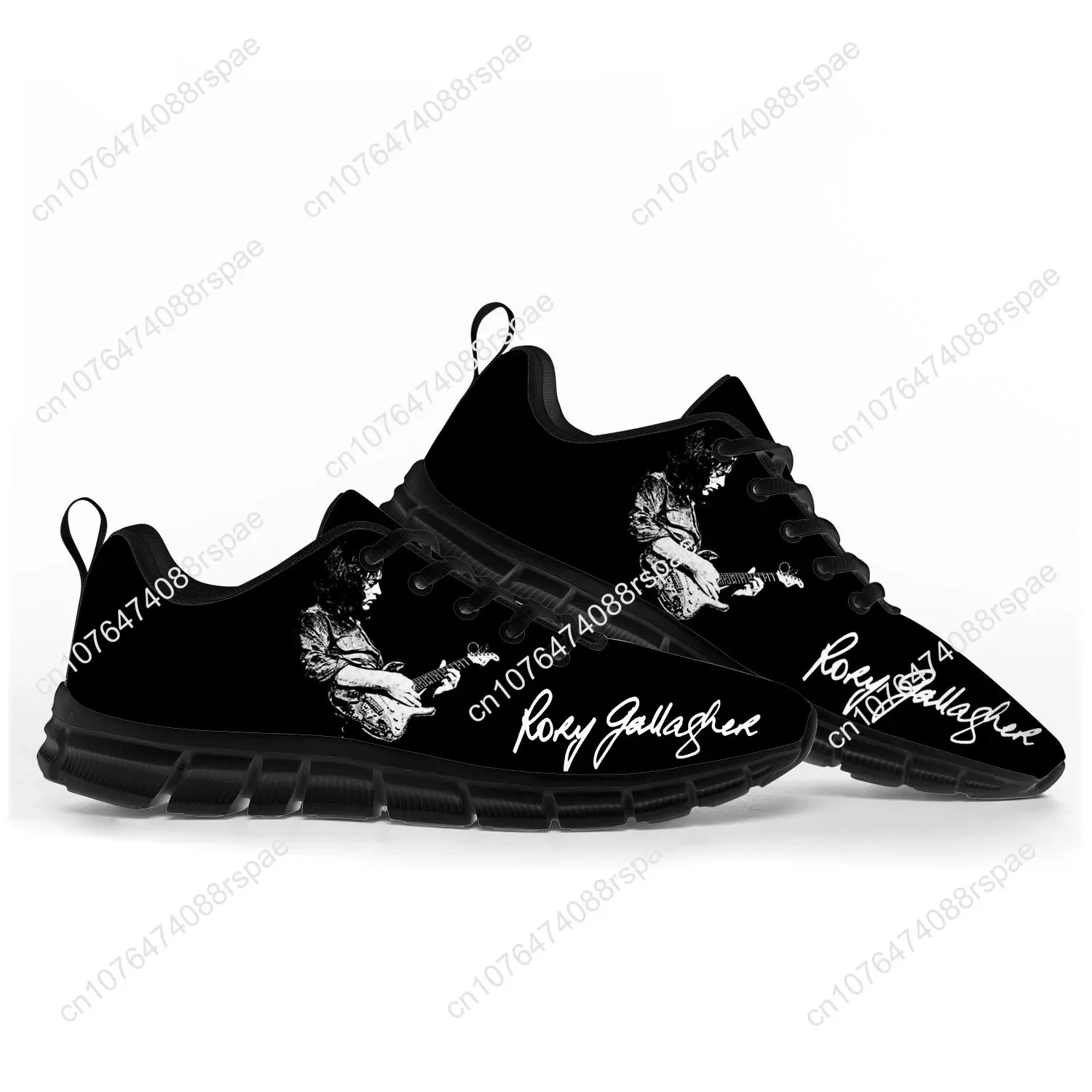 Zapatillas deportivas con música Pop para hombre y mujer, zapatos informales personalizados de alta calidad, color negro, para adolescentes y niños, Cindy Gallagher