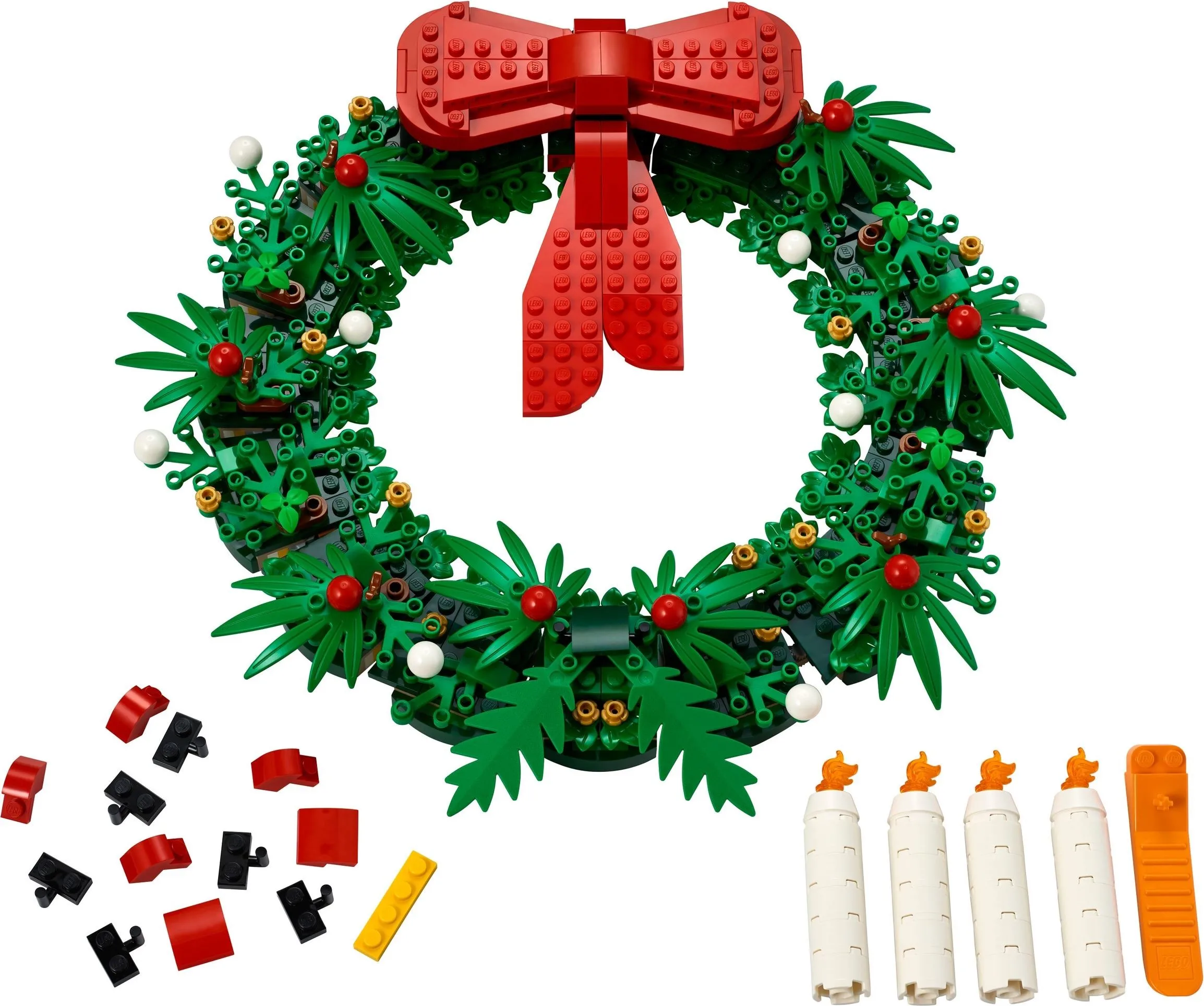 

510 pcs 40426 Christmas Wreath 2-in-1- Brand new, assembled building block toy holiday gift 00426 Bricks For Kids