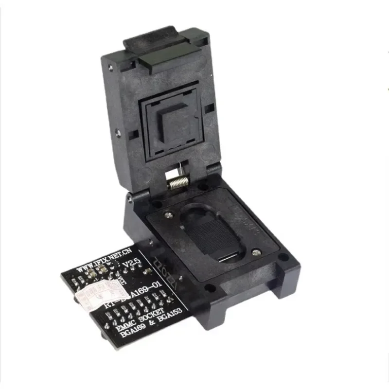 الأصلي RT-BGA169-01 BGA169 / BGA153 EMMC محول V2.5 مع 4 قطعة صندوق حفظ BGA لآلة حاسبة المبرمج الذكية RT809H
