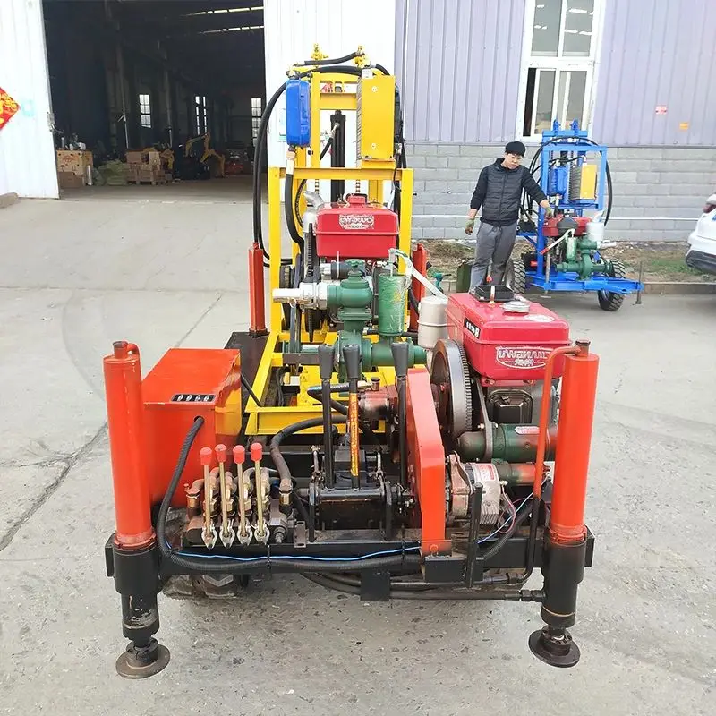 

Customized 120m High-Quality Water Well Drilling Rig 35HP Diesel Premium Hydraulic Drill