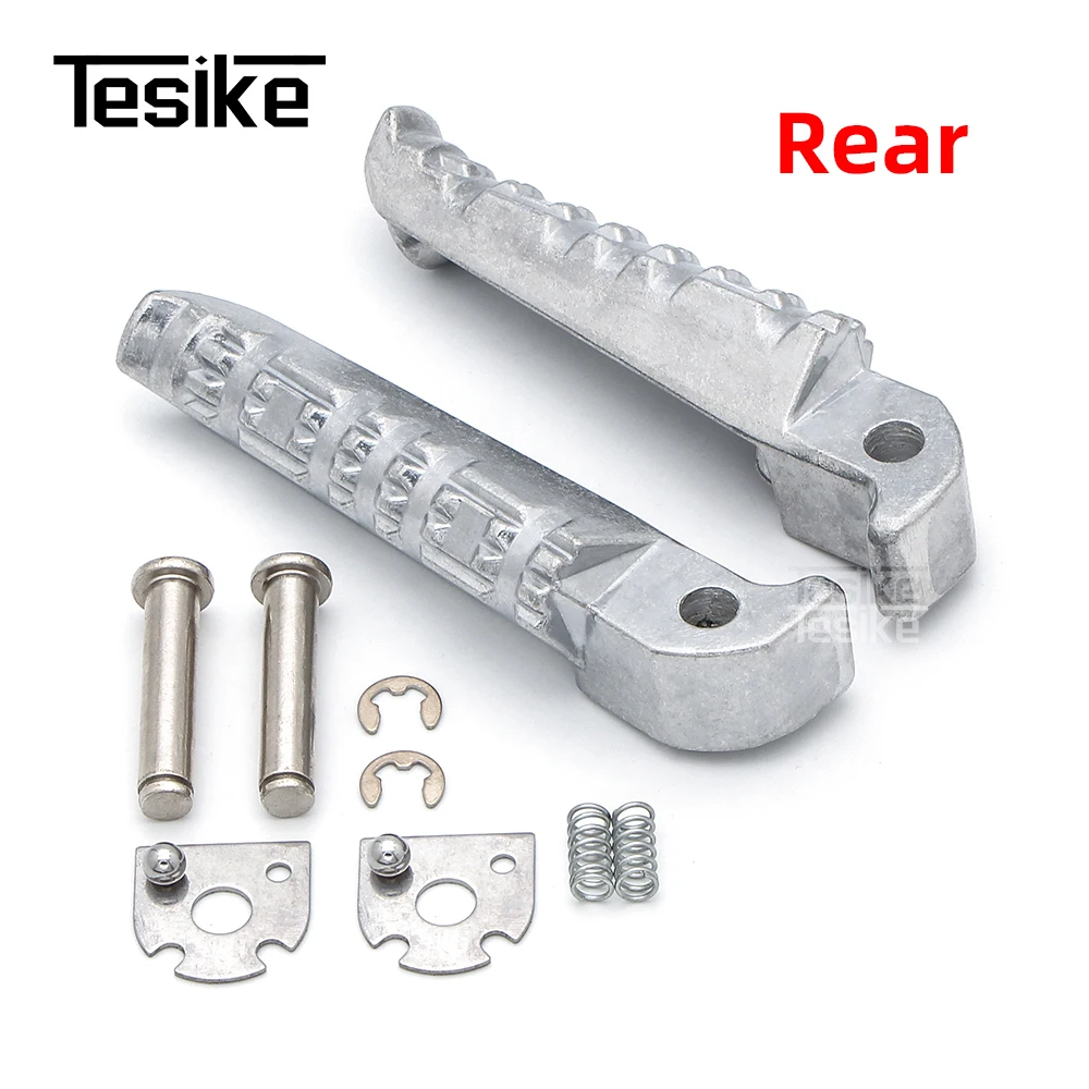 Rider Front Rear Foot Rest For Yamaha YZF R3 R25 R125 MT07 MT09 FZ6 XJ6 MT10 MT25 MT03 MT125 MT 10 25 03 125 Footrest Foot Pegs