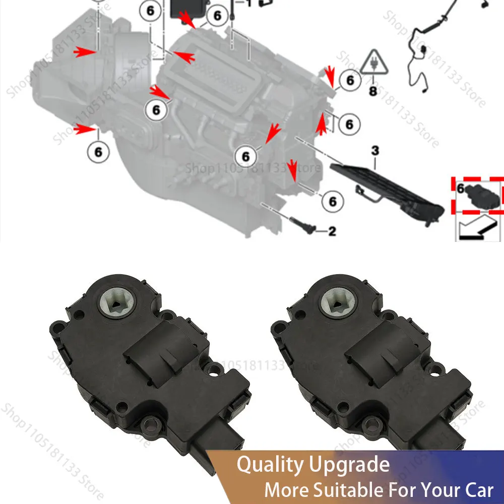 For BMW X1 X2 X3 X3 4 X5 X6 Car Air Conditioning Control Motor Heater Motor Actuator For Bmw E84 E70 F48 F39 F25 F26 F15 F16