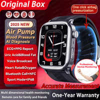 2025New For HUAWEI Air Pump Airbag Accurate Measure Smart Watch Men Micro Physical Examination Blood Pressure Sport SmartWatch