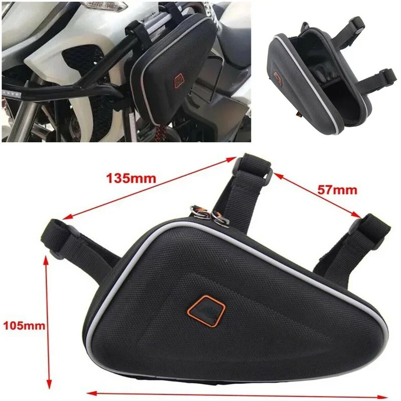 Motorcycle Engine Saddle Bag Small Tool Bags Pouch Storage Luggage Black Pocket motorcycle accessories