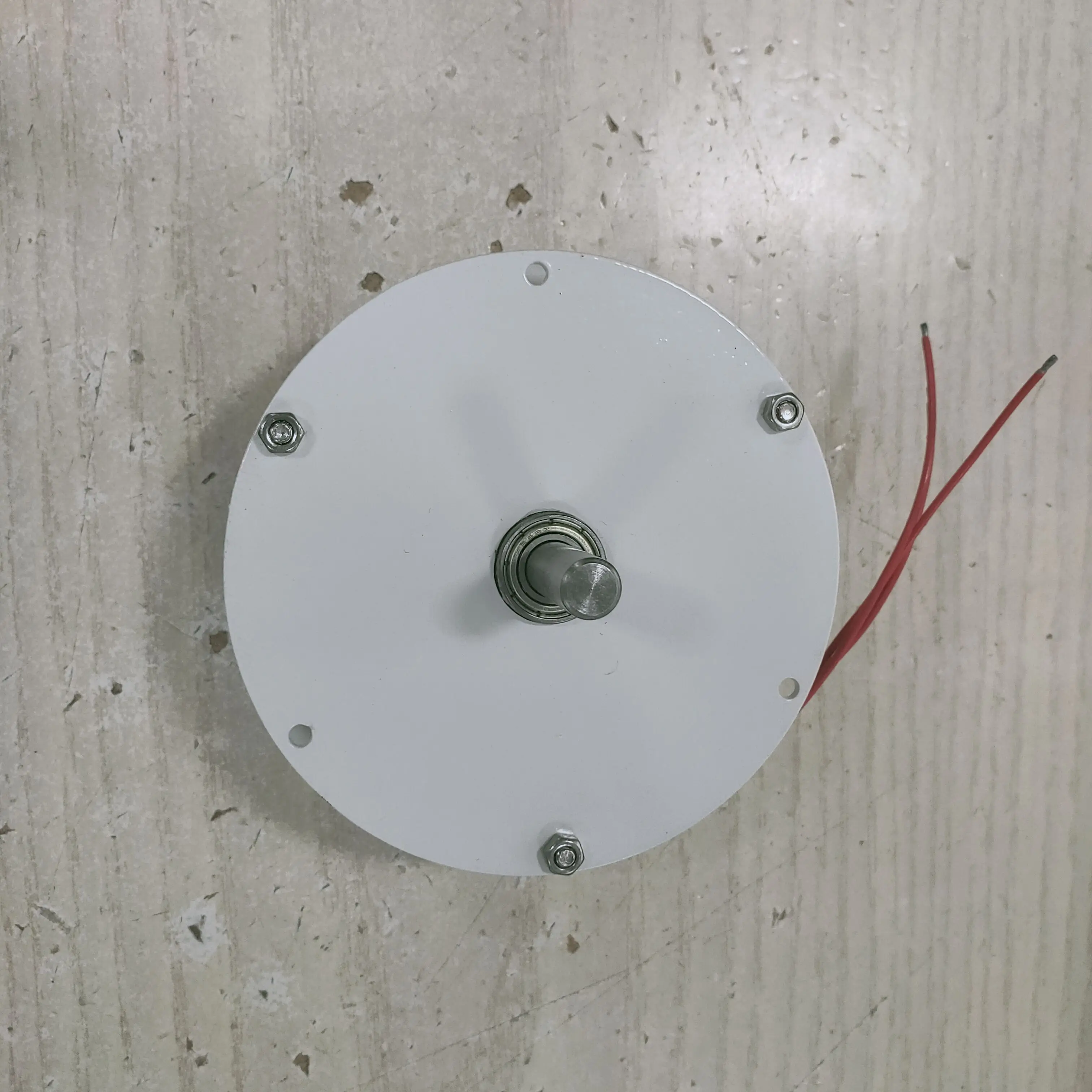 100W Mini Disc Generator Kernlosen Generator Permanent Magnet Bürstenlosen Motor Hohe Effizienz Doppel Rotor