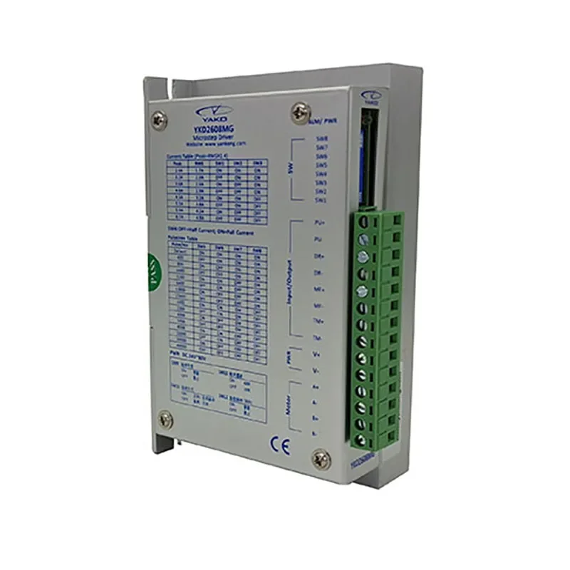 

Two-Phase Stepper Driver NEMA 3432-Bit Signal Digital Single-Axis Motor Controller YKD2608MG Input Voltage DC24-80V